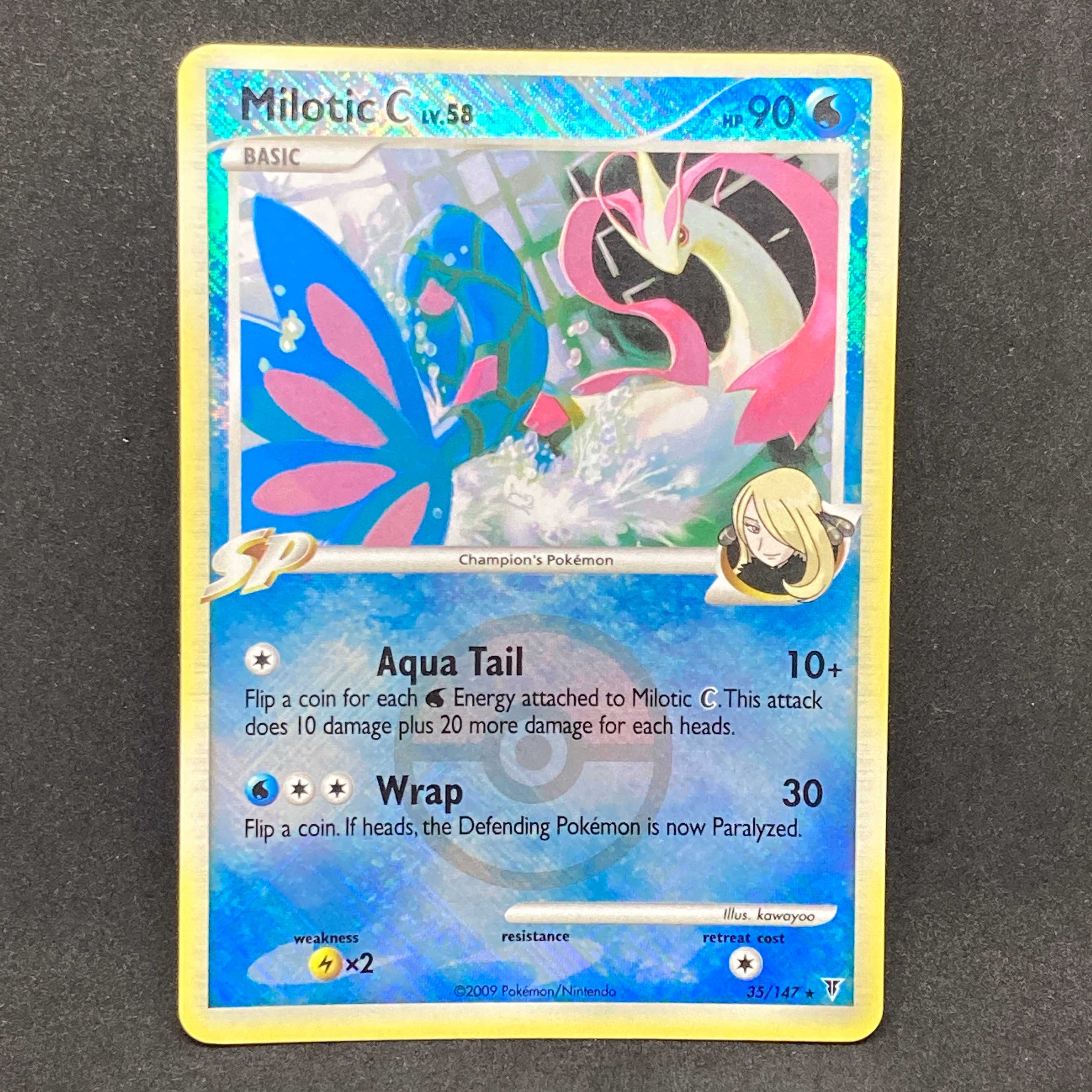 ポケモンカード 海外 ミロカロス C[チャンピオン] ホロ プロモ 英語