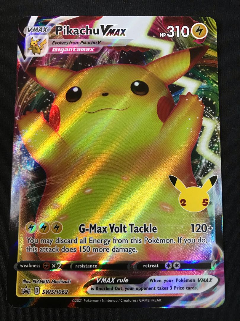 ピカチュウVMAX 英語1枚 プロモ 25th Anniversary 1枚の通販 ゴリオ