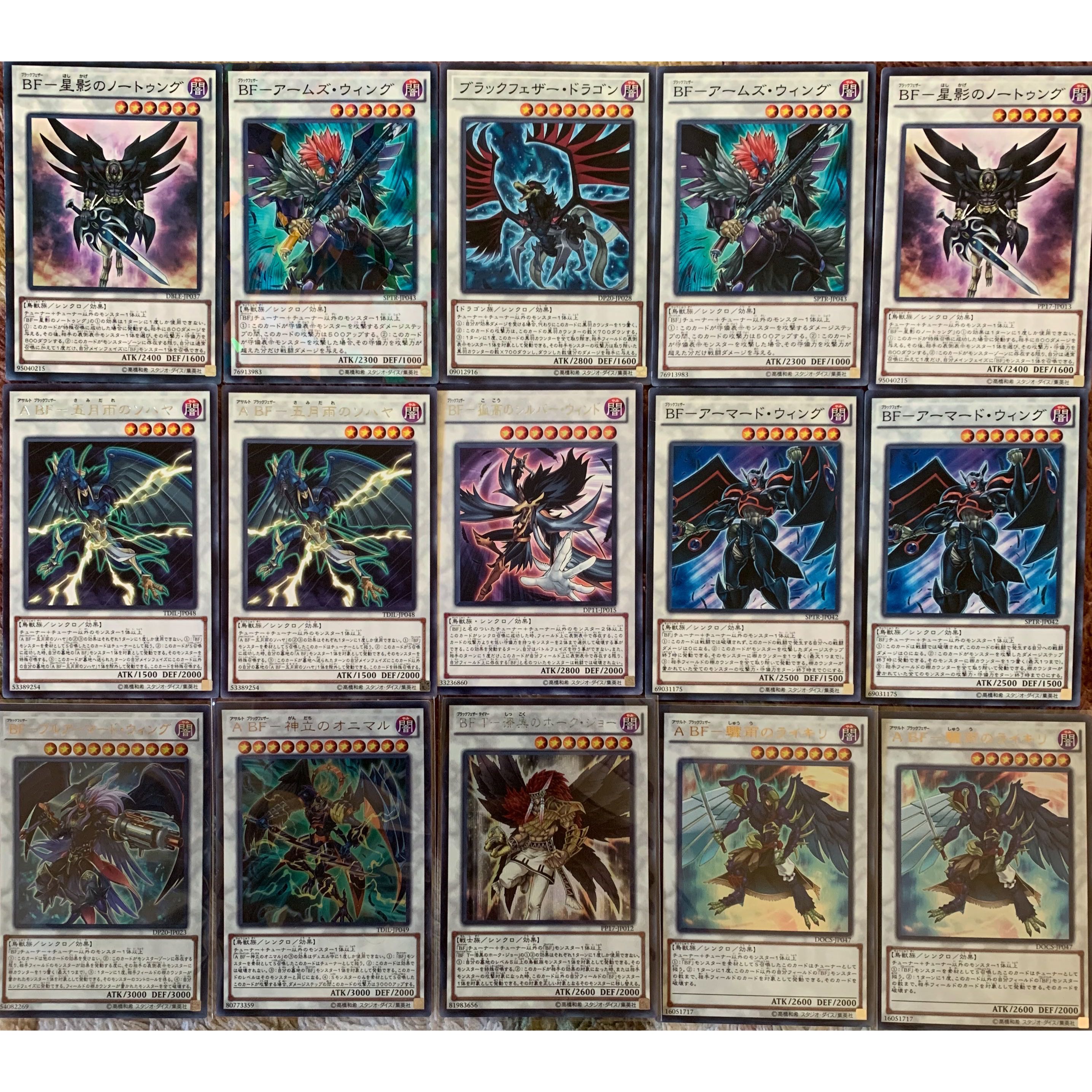 ガチ構築 BF ブラック・フェザー デッキ EX15 1枚の通販 シロナ 引退品