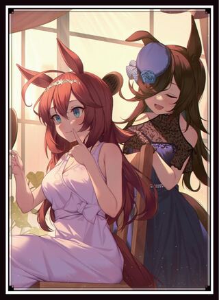 ウマ娘」ライスシャワー＆ミホノブルボン スリーブ 新品未開封の通販