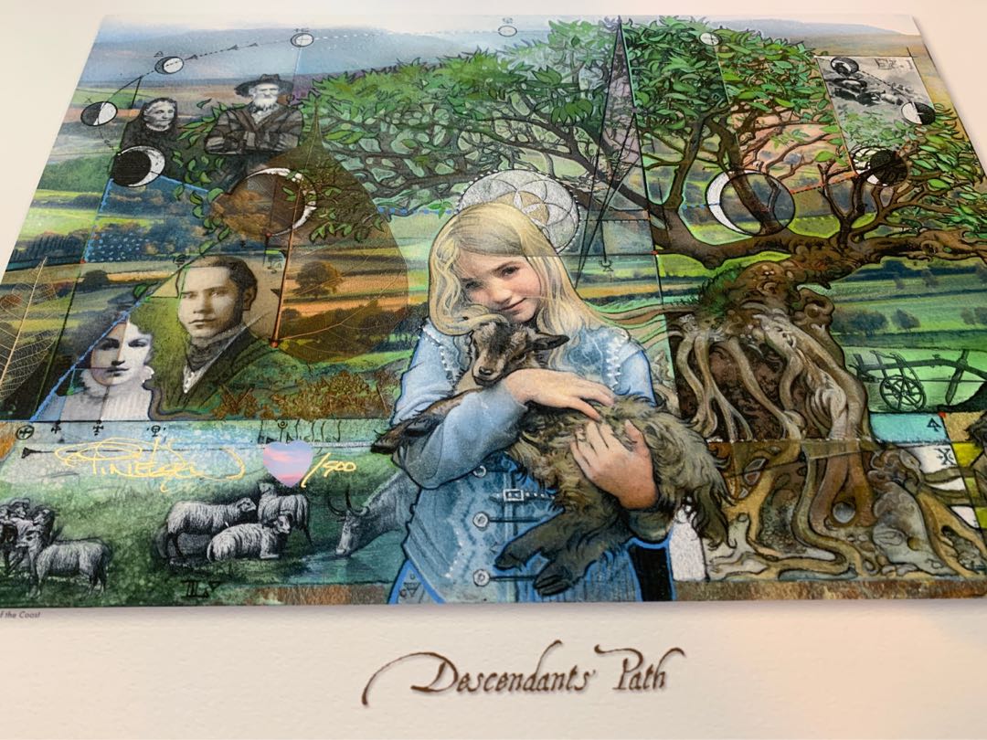 末裔の道】サイン入り複製原画 Terese Nielsen ニールセン MTG 1枚の