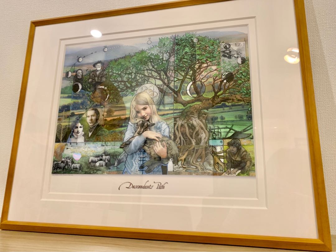 末裔の道】サイン入り複製原画 Terese Nielsen ニールセン MTG 1枚の