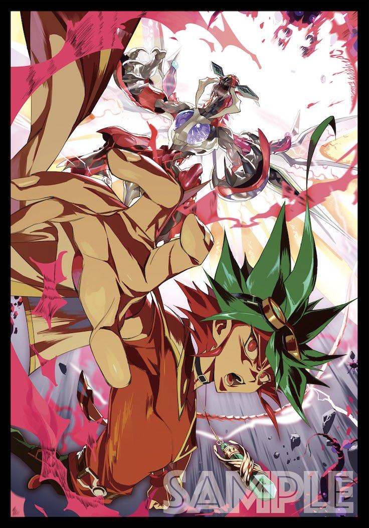 遊戯王」榊遊矢＆オッドアイズペンデュラムドラゴン スリーブ 新品未