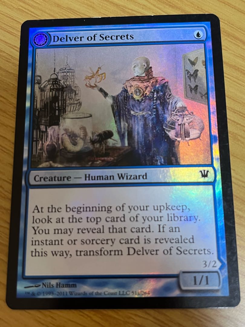 Delver of Secrets Common 51/264 Innistrad Foil for play 1枚 (Used