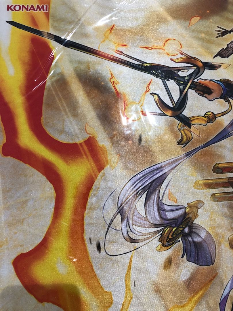 遊戯王 妖眼の相剣師 プレイマット 未開封 公式 アジア 1枚の通販