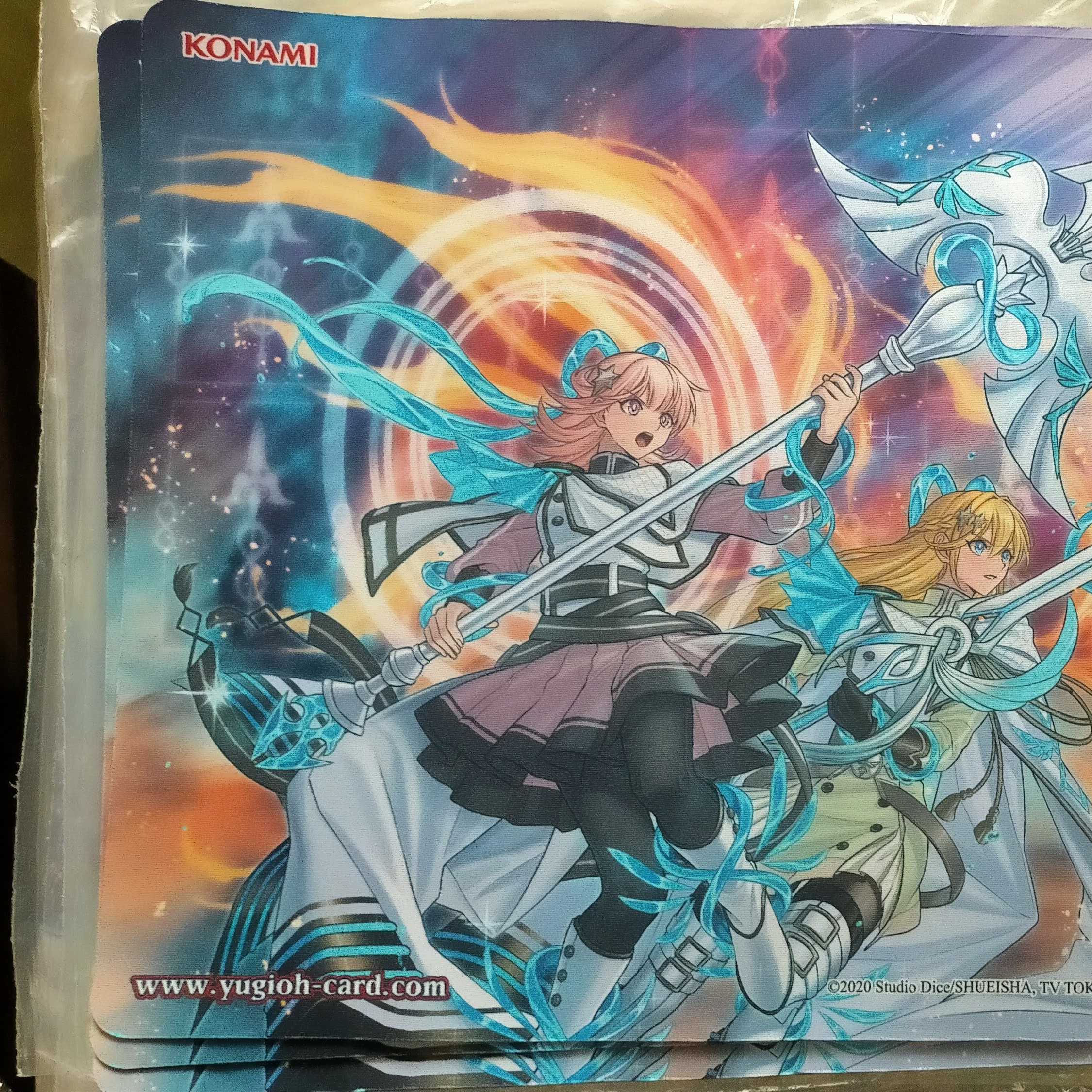 遊戯王 英語 海外 エクソシスターズ・マニフィカ プレイマットの通販