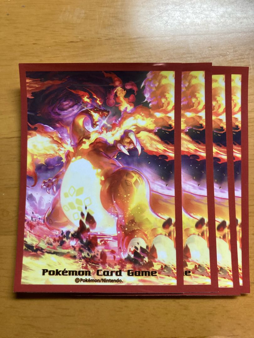 ポケモンカード レックウザvmax 構築済みデッキ リザードンスリーブ