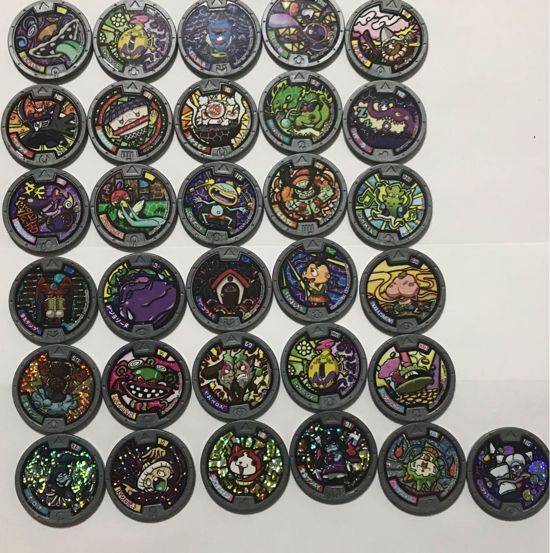 妖怪メダル グレー まとめ売り ばら売り 大量 31枚 30枚の通販
