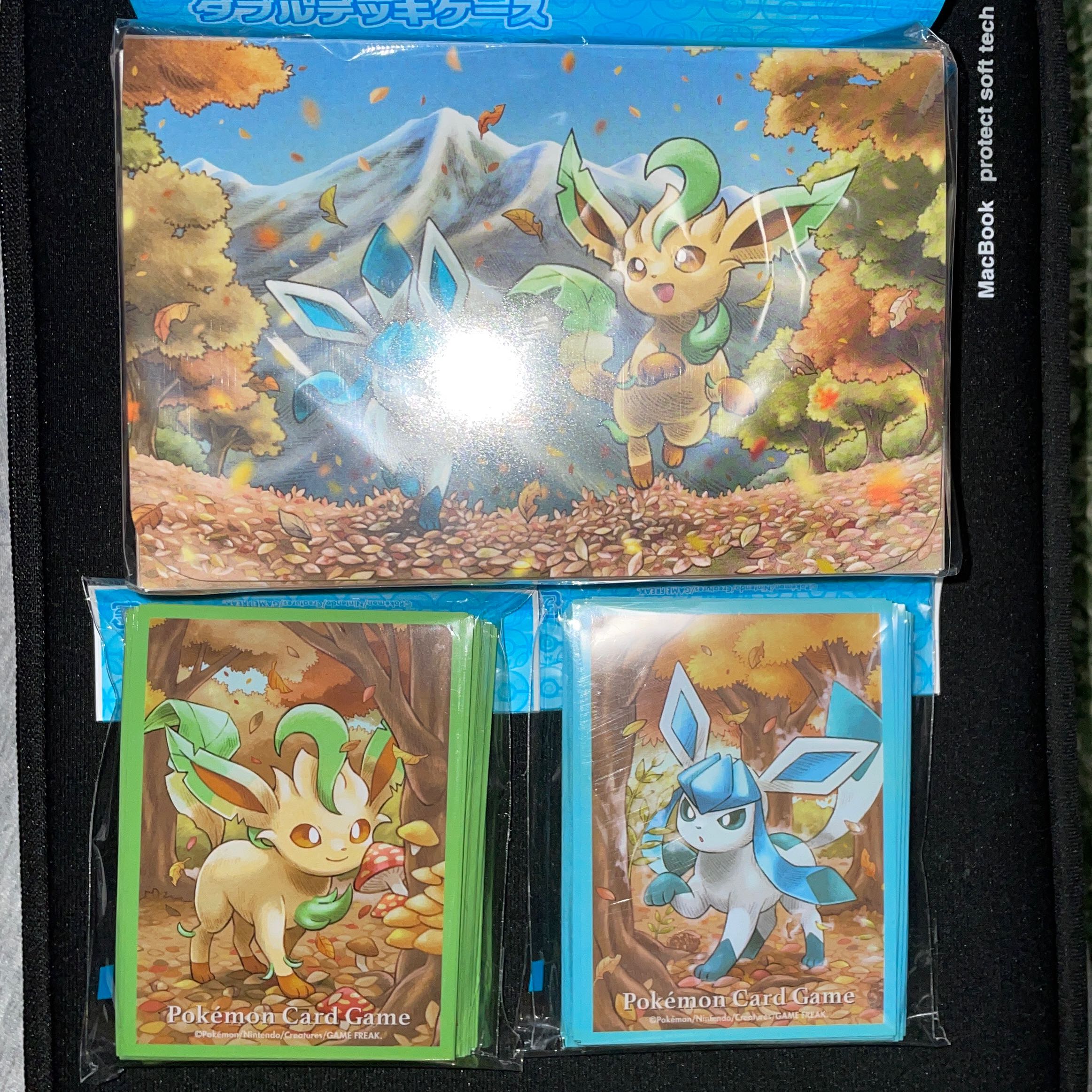 ダブルデッキケース リーフィア グレイシア デッキシールド セット 1枚