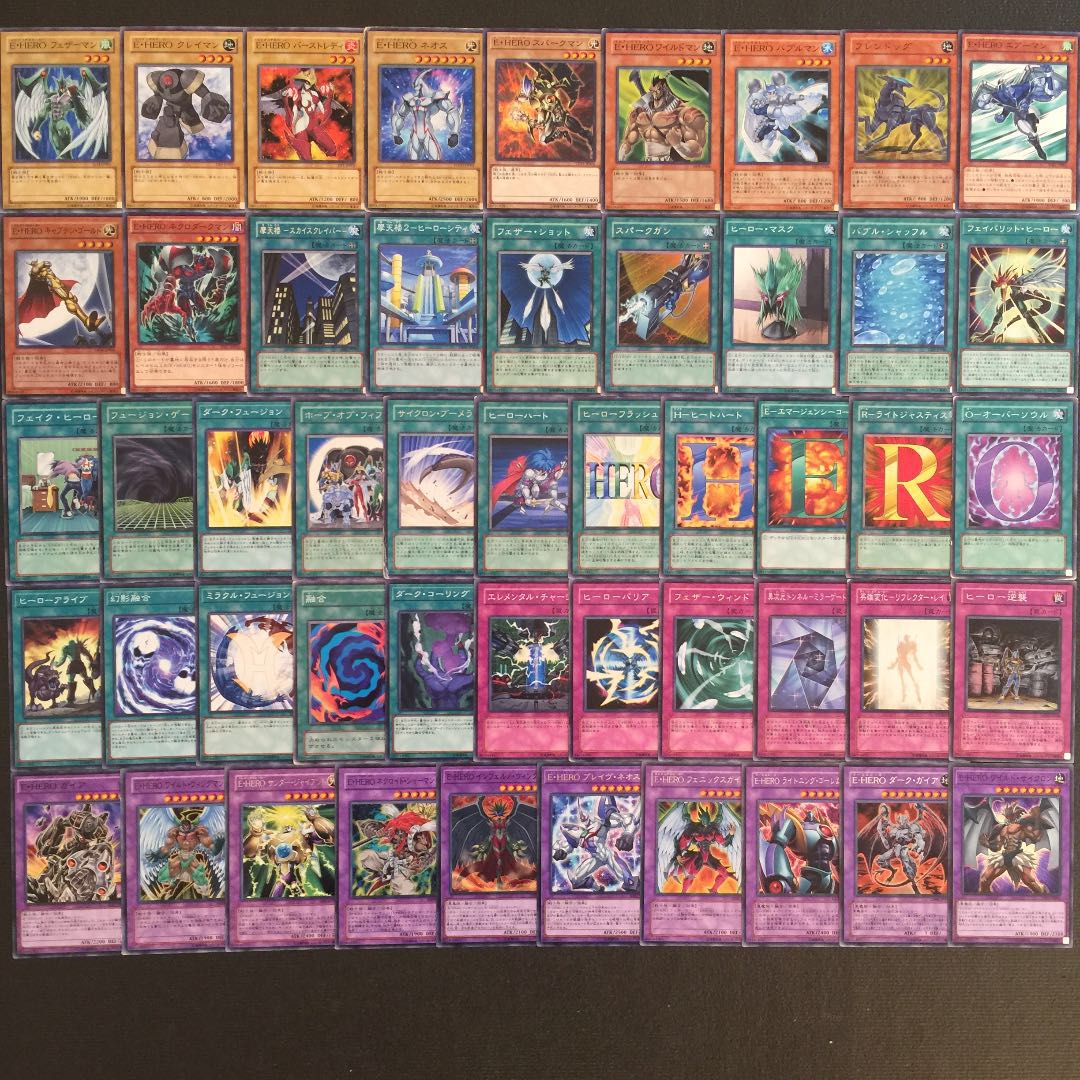 遊戯王【遊城十代再現！】E・HEROデッキ40枚 30枚の通販 メデューサの