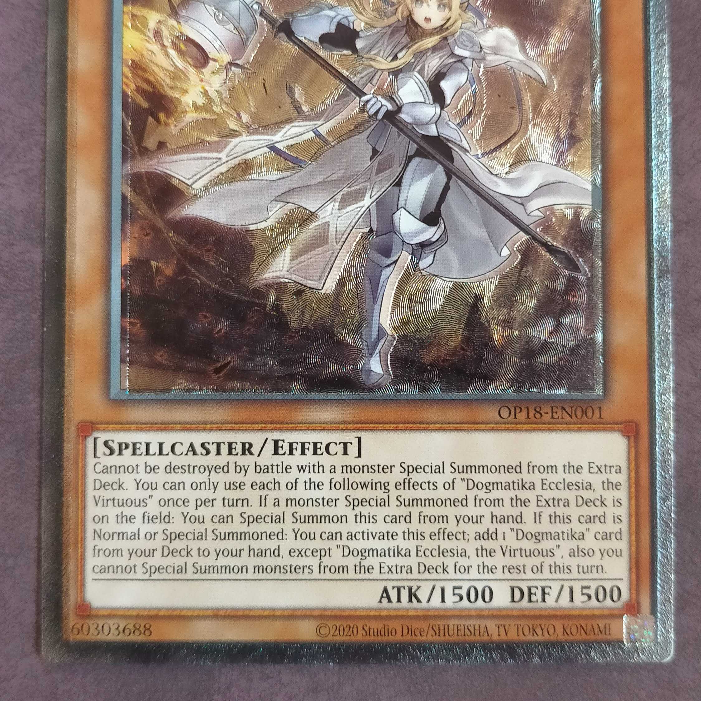 遊戯王 英語 EU版 教導の聖女エクレシア レリーフ OTS 1枚の通販