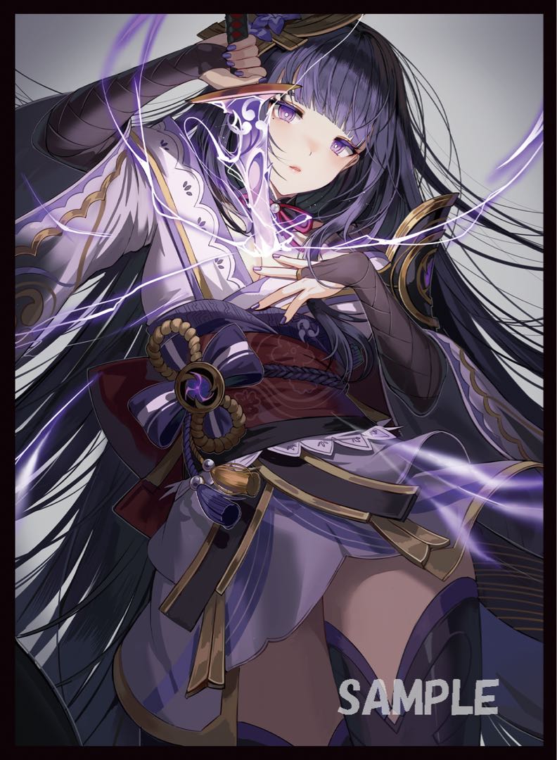 原神」雷電将軍 スリーブ 新品未使用品の通販 りりーす（1731068077