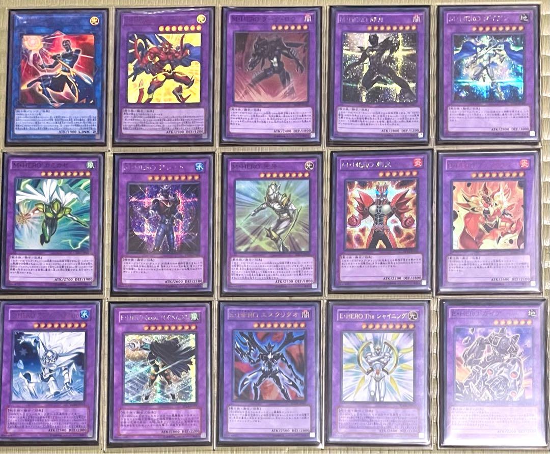 遊戯王 ヒーローデッキ E・HERO 三重スリーブ付き 1枚の通販 Nazzna