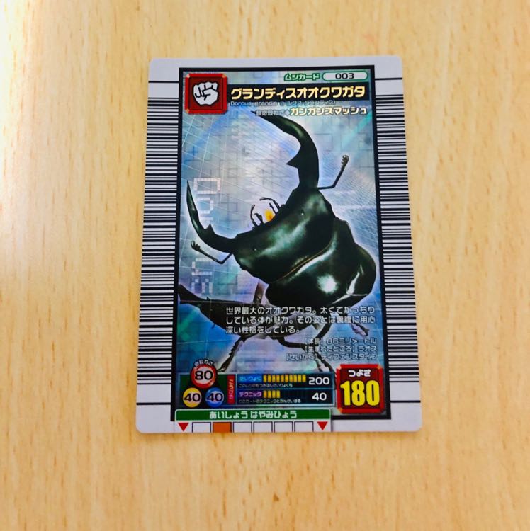 ムシキング グランディスオオクワガタ】 1枚の通販 TCollection
