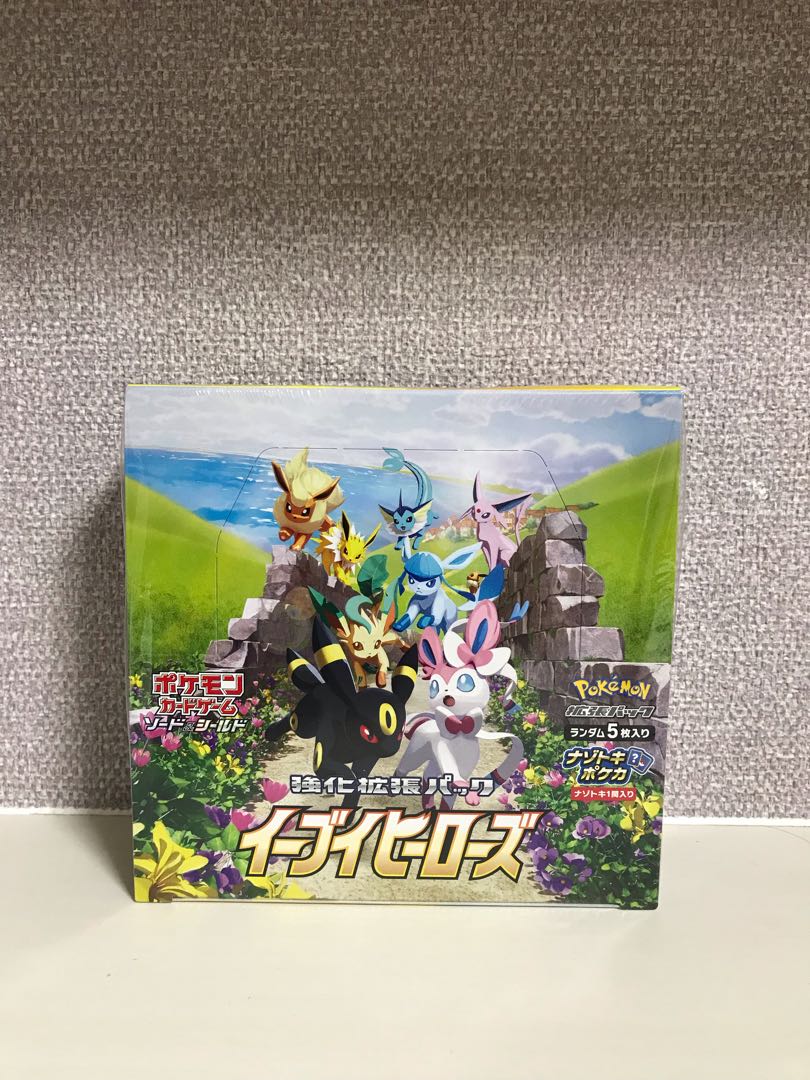 ポケモンカード イーブイヒーローズ シュリンク付1BOXの通販 ガセ