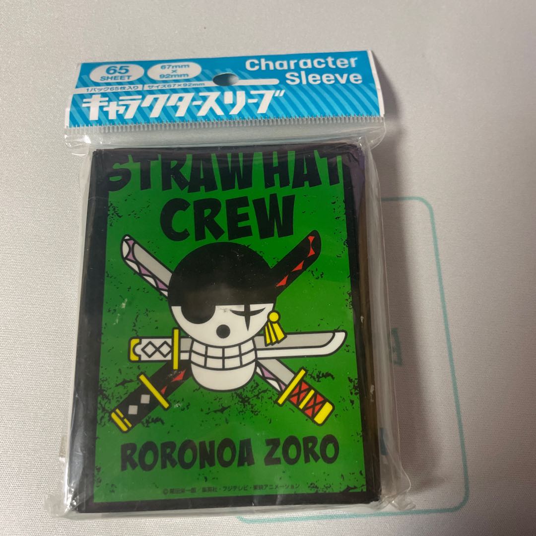 ワンピース カードゲーム ゾロ 海賊旗 スリーブ 新品未開封 1枚の通販