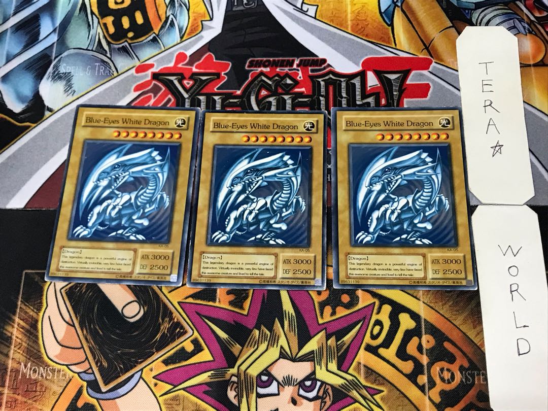 English Blue-Eyes White Dragon KA05 6 Normal, set of 3 Tera. 3枚
