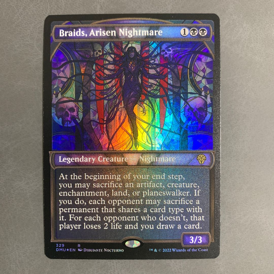 Braids, Arisen Nightmare English Showcase frame Teksture foil 1枚