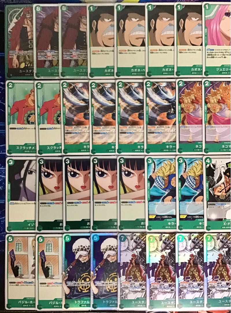 ワンピースカード 本格構築【緑キッドデッキ】 メイン&ドン!!&二重