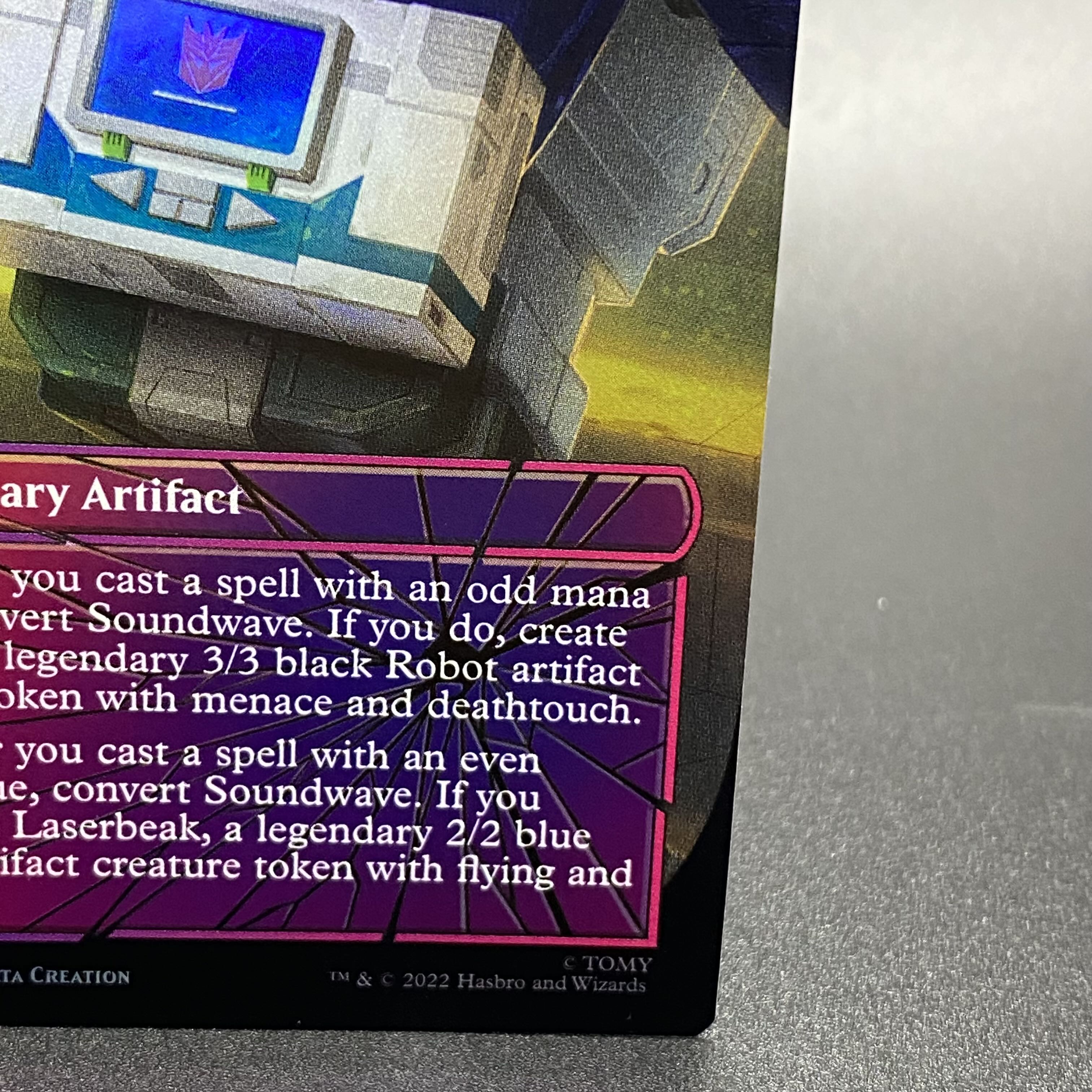 Soundwave, Sonic Spy Shuttered Glass FOIL 1枚 (Used) （113367333