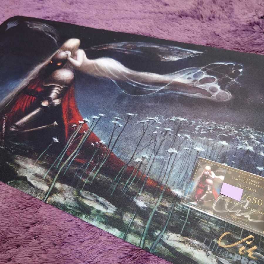 Sower of Temptation, Seb signed playmat with certificate and