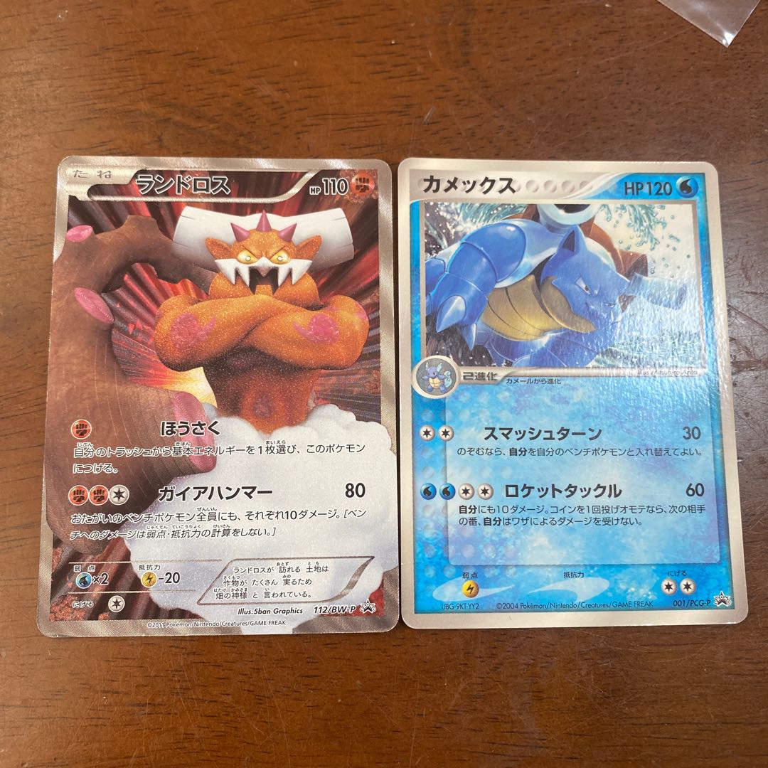 ポケモンカード プロモ ランドロス カメックス 1枚の通販 フルーツ