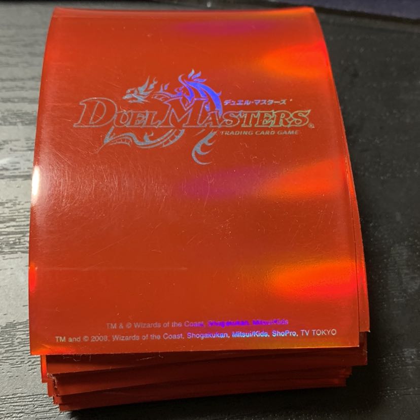 デュエマ 赤スリーブ 絶版 40枚 30枚の通販 裏垢でmagi批判して使っ