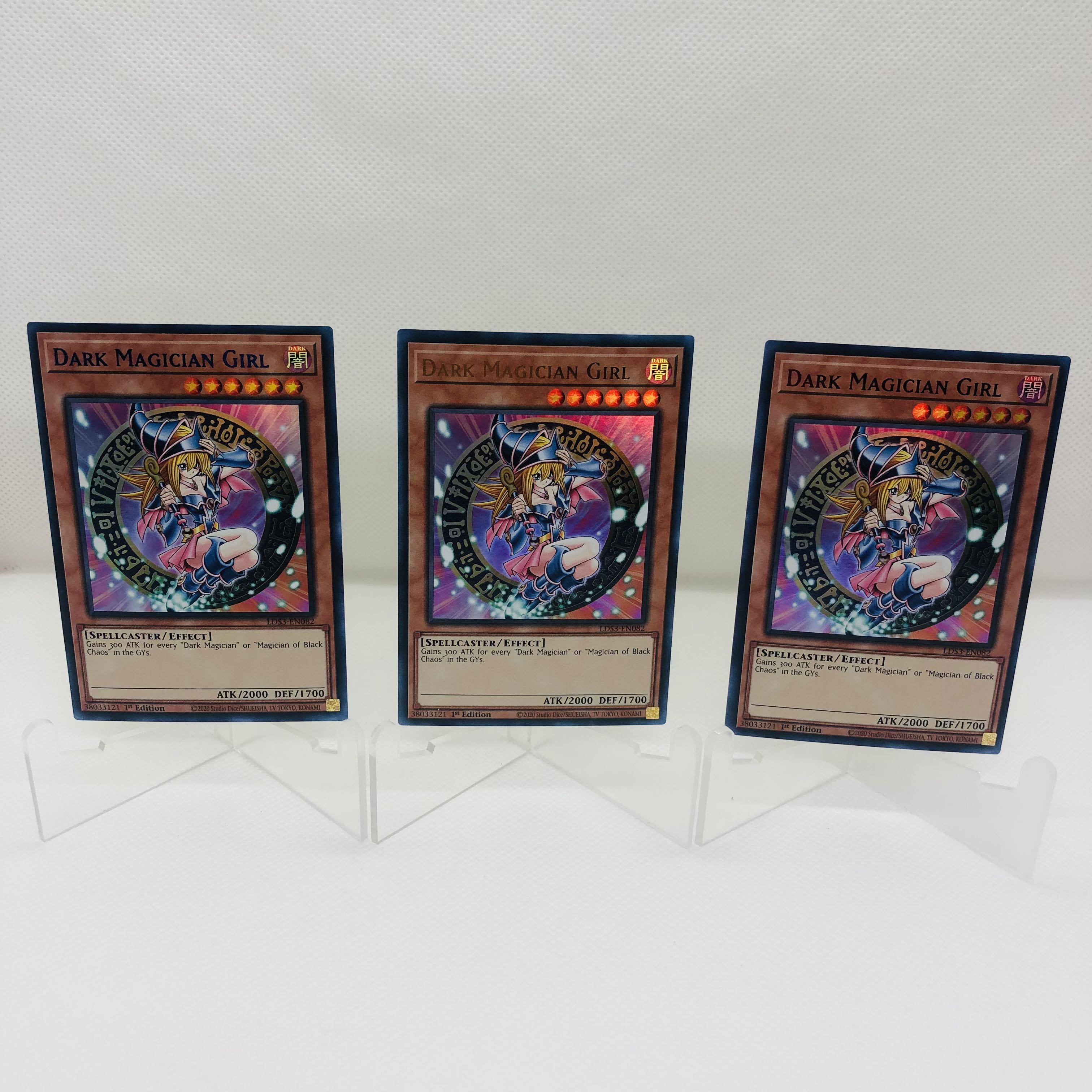 遊戯王 英語版 ブラックマジシャンガール ウルトラレア ブルー レッド