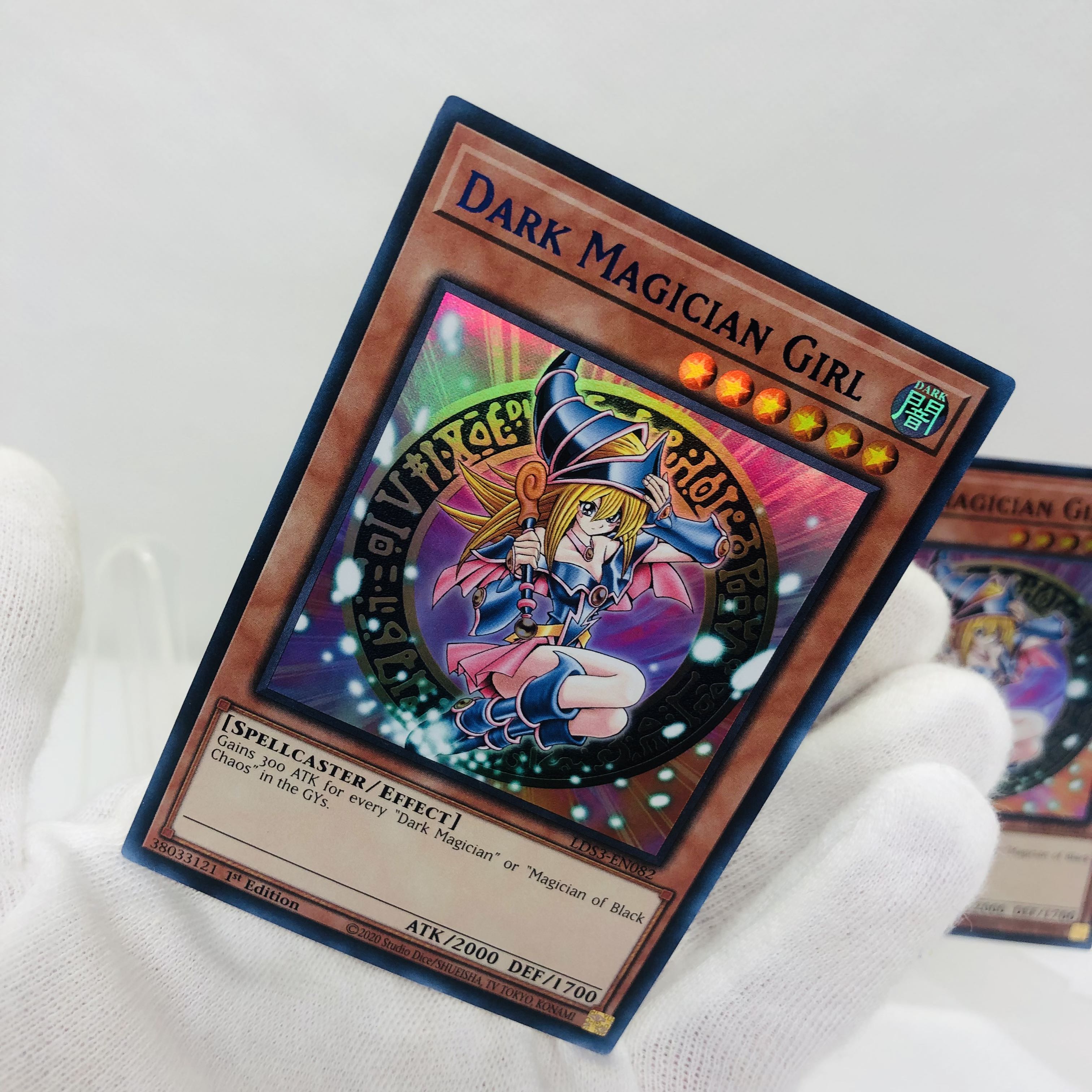 遊戯王 英語版 ブラックマジシャンガール ウルトラレア ブルー レッド