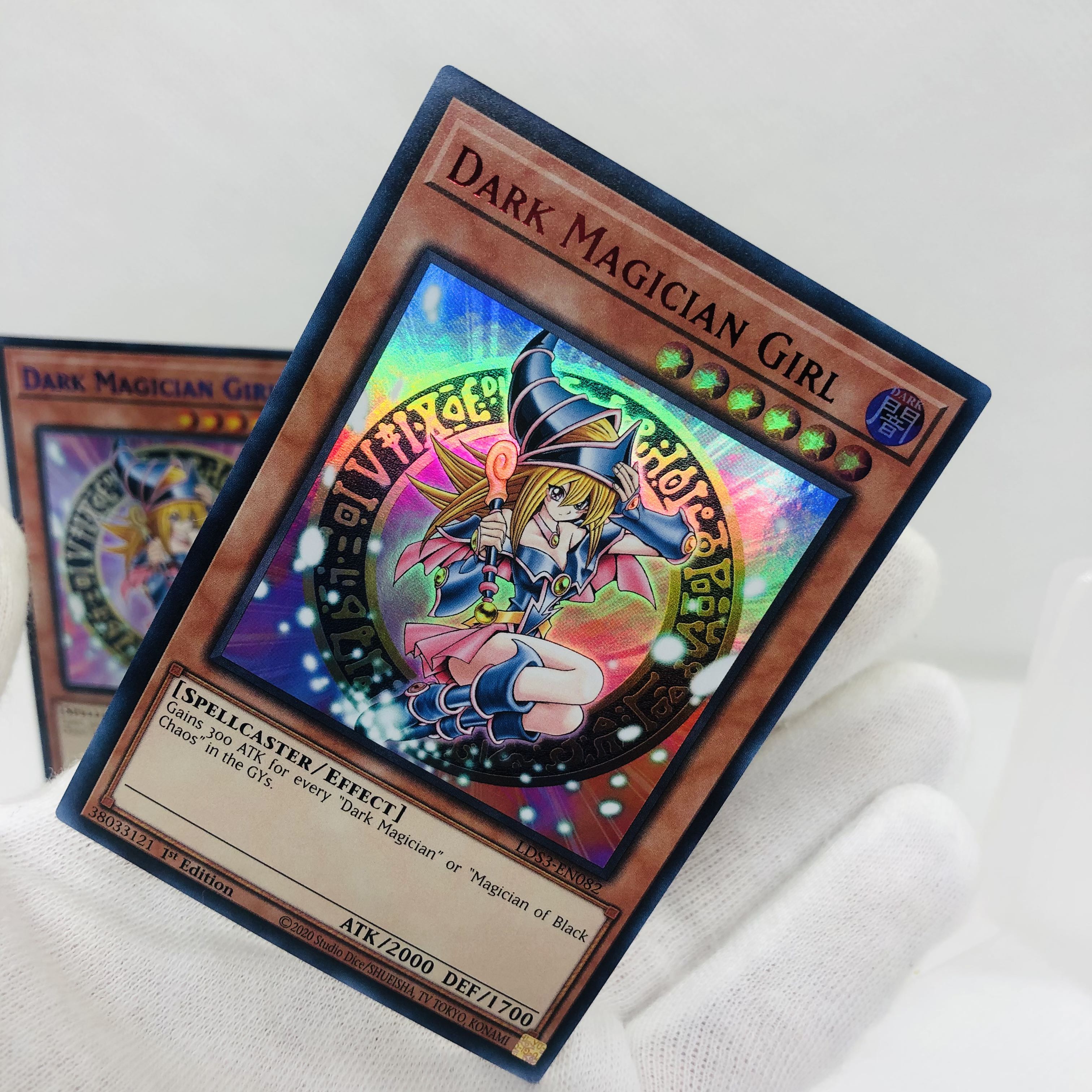 遊戯王 英語版 ブラックマジシャンガール ウルトラレア ブルー レッド