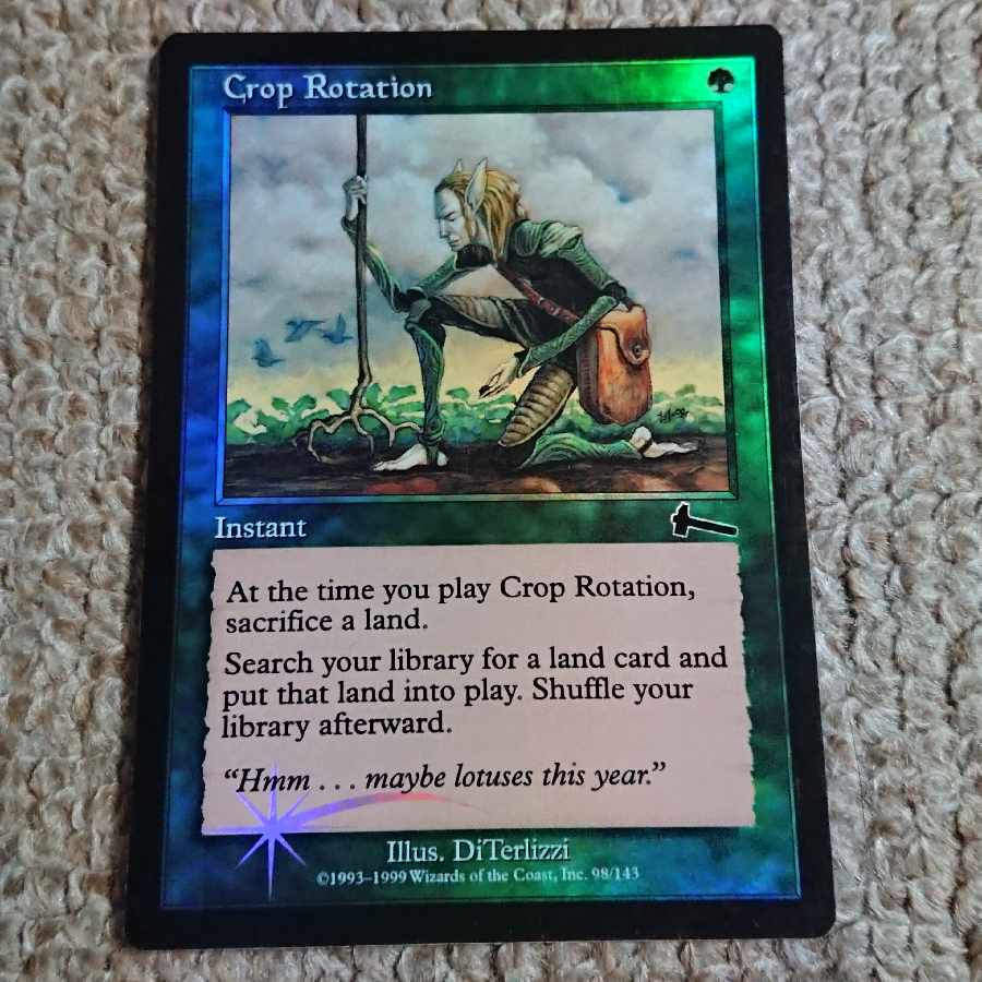 PSA8 Foil ULG 輪作/Crop Rotation 英語版1枚 MTG Crop Rotation Crop