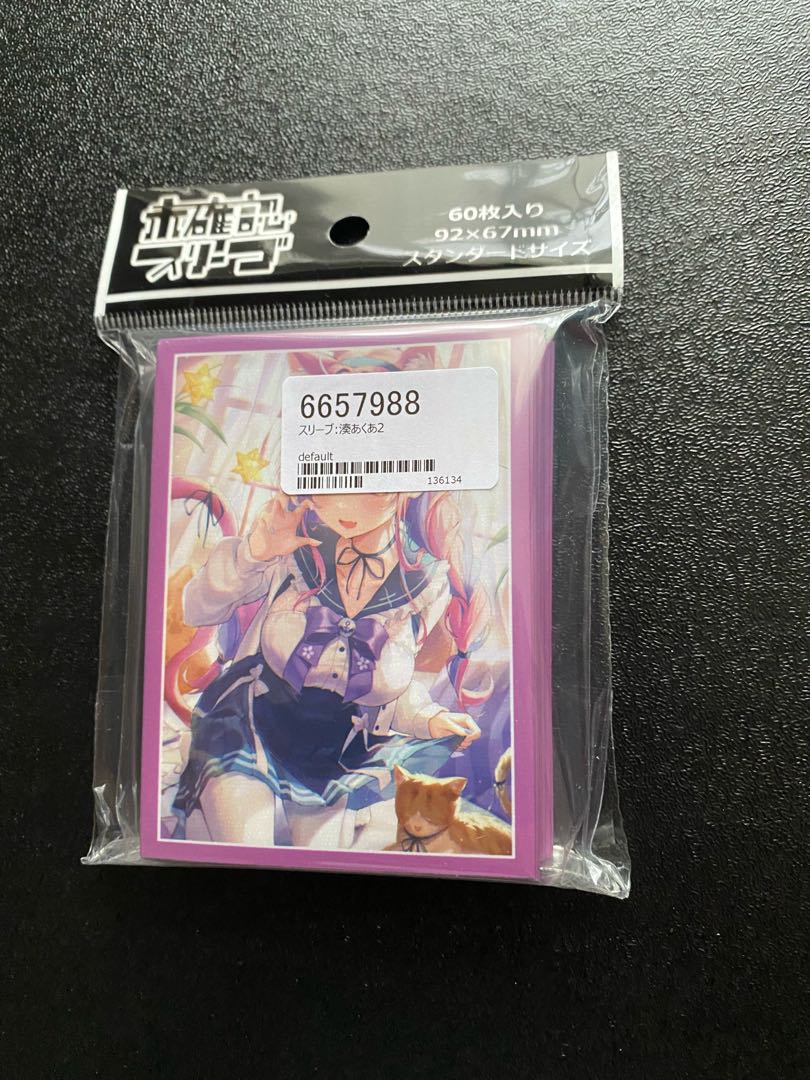 ホロライブ」湊あくあ スリーブ 新品未使用品の通販 りりーす