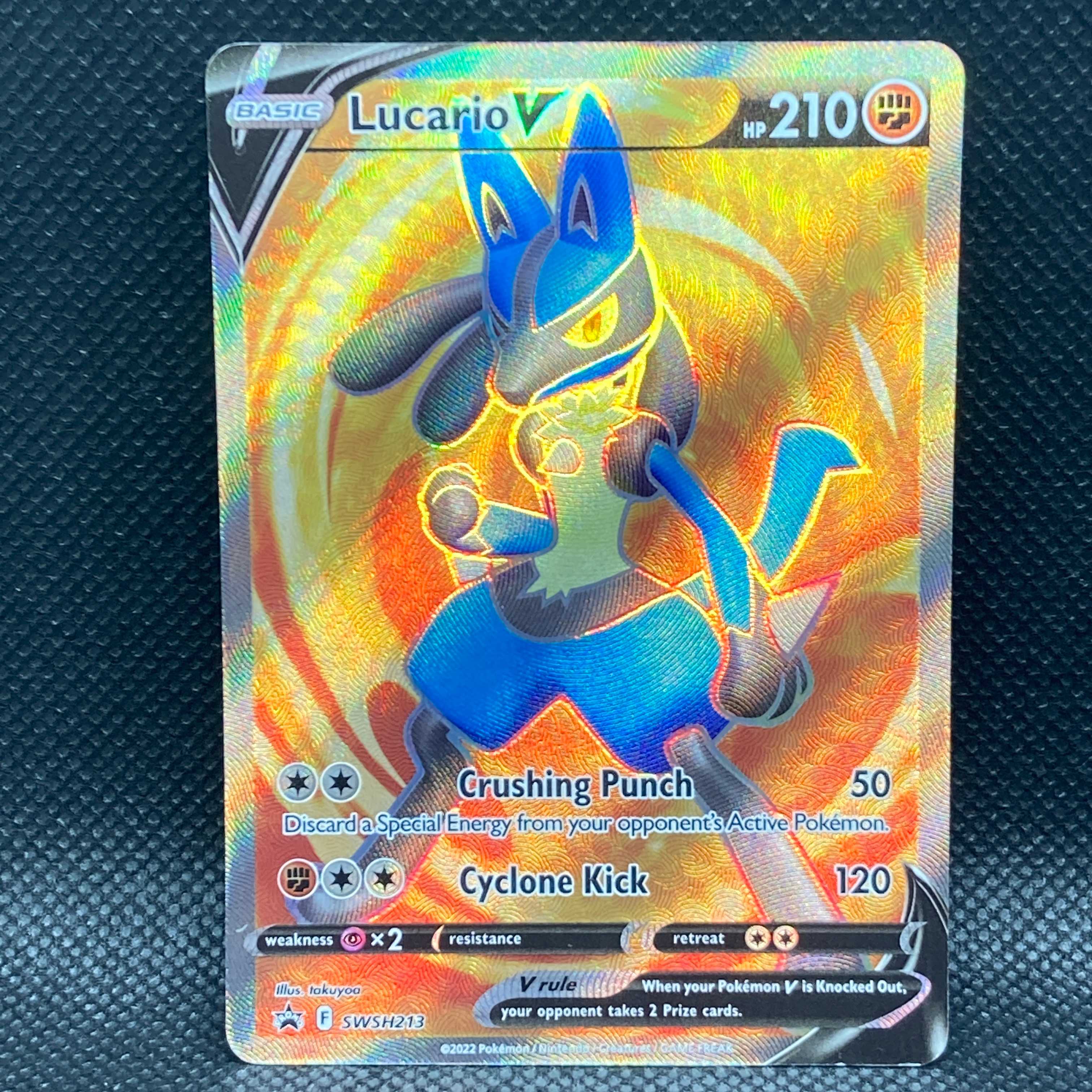 ポケモンカード 海外 ルカリオV プロモ SR加工 英語 ポケカ 1枚の通販