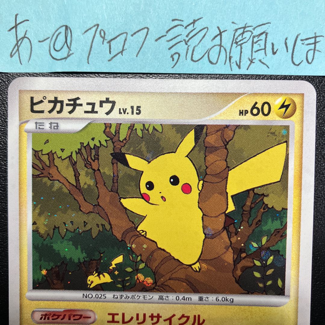 ピカチュウ エレリサイクル プロモ 057/DP-P 1枚の通販 あー@プロフ
