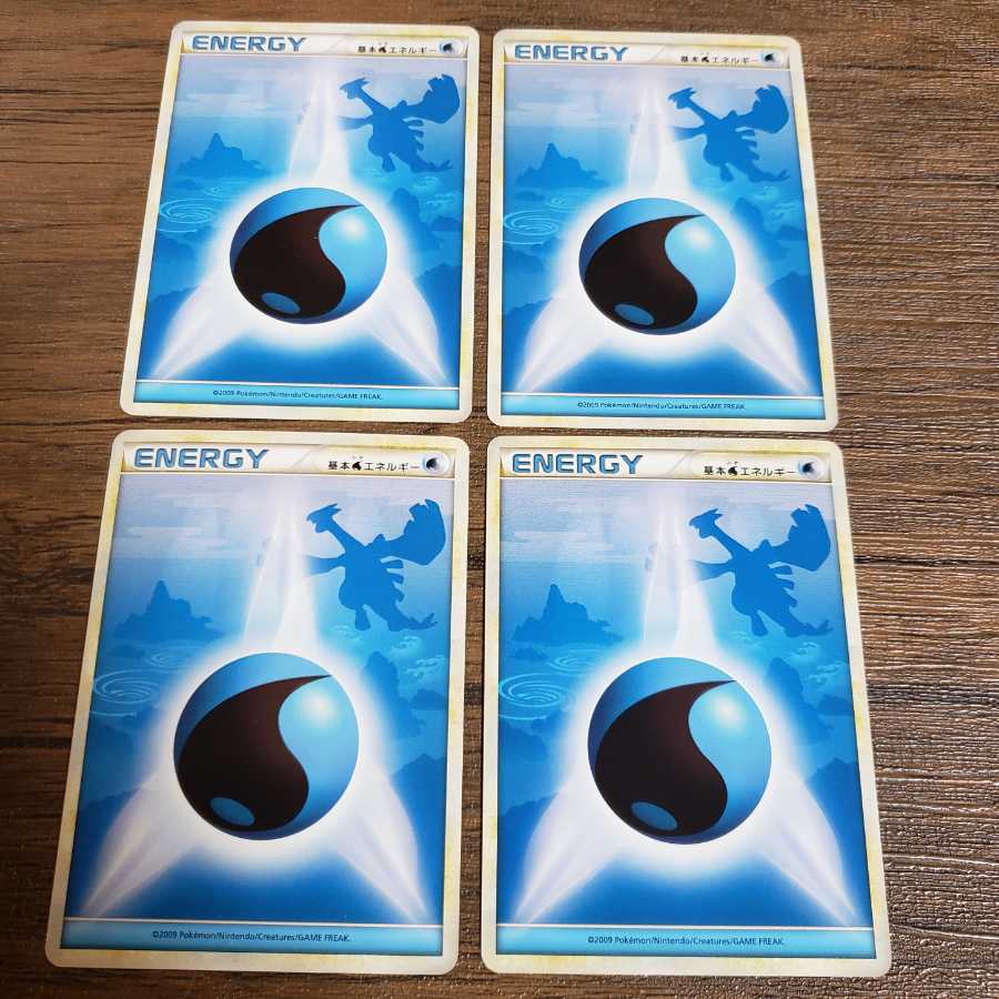 基本水エネルギー 背景ルギア ×4枚 4枚 (Used) （273848713）| magi