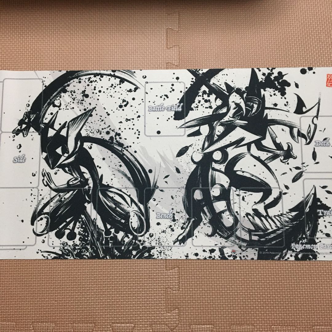 墨絵列伝 プレイマット ポケモン ゲッコウガ メガジュカイン 1枚の通販