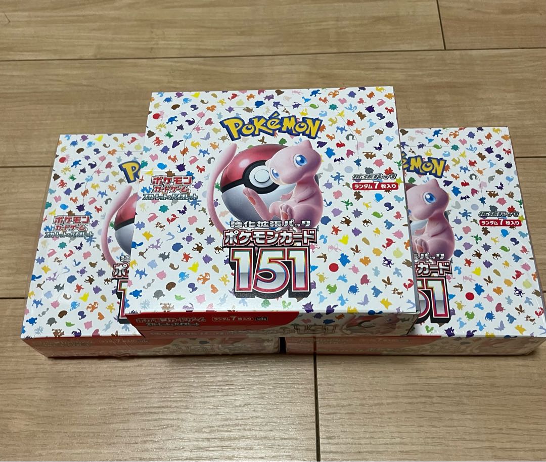 強化拡張パック「ポケモンカード151（イチゴーイチ）」 未開封BOX PK
