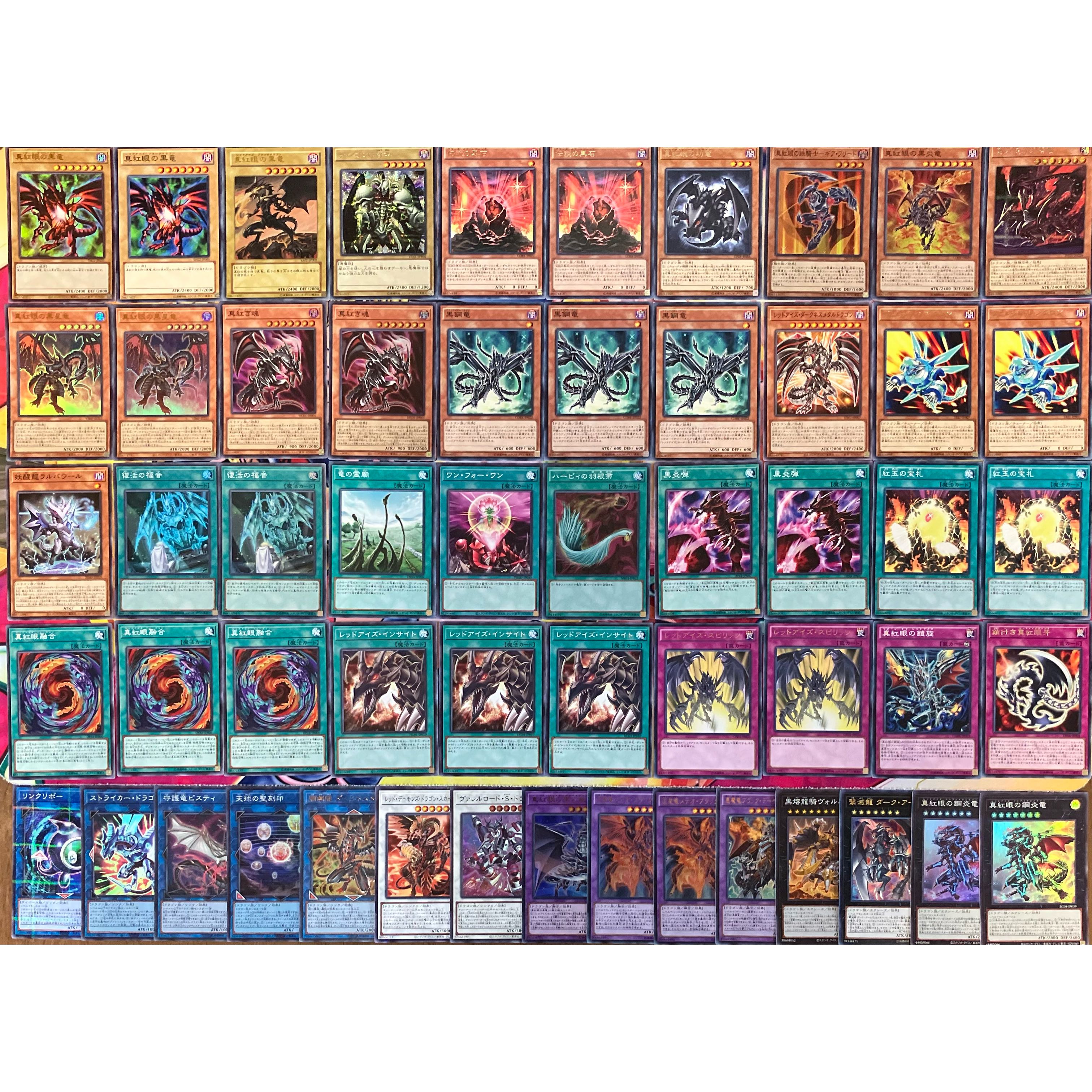 遊戯王 No.915 真紅眼の黒竜デッキ レッドアイズデッキ 1枚の通販 mi