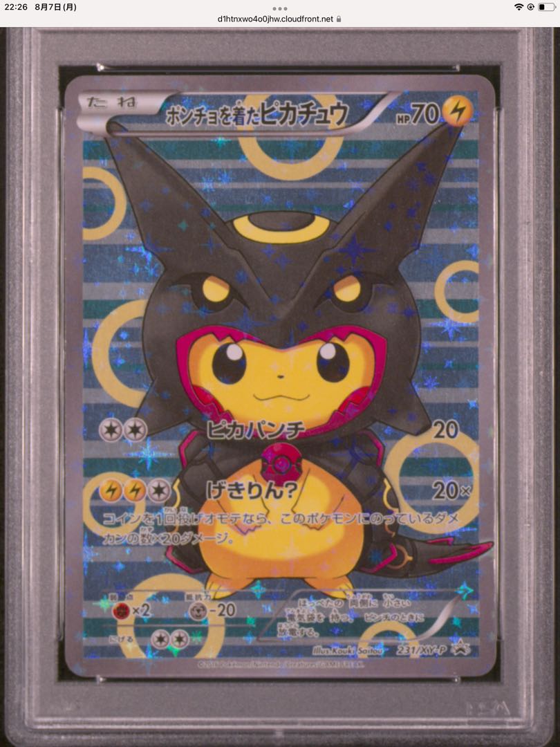 状態最安値！白かけ一切なし！完美品！黒レックウザ！ポンチョを着た