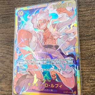 ワンピースカード ニカ ルフィ シークレット 1枚の通販 ワンオーナー