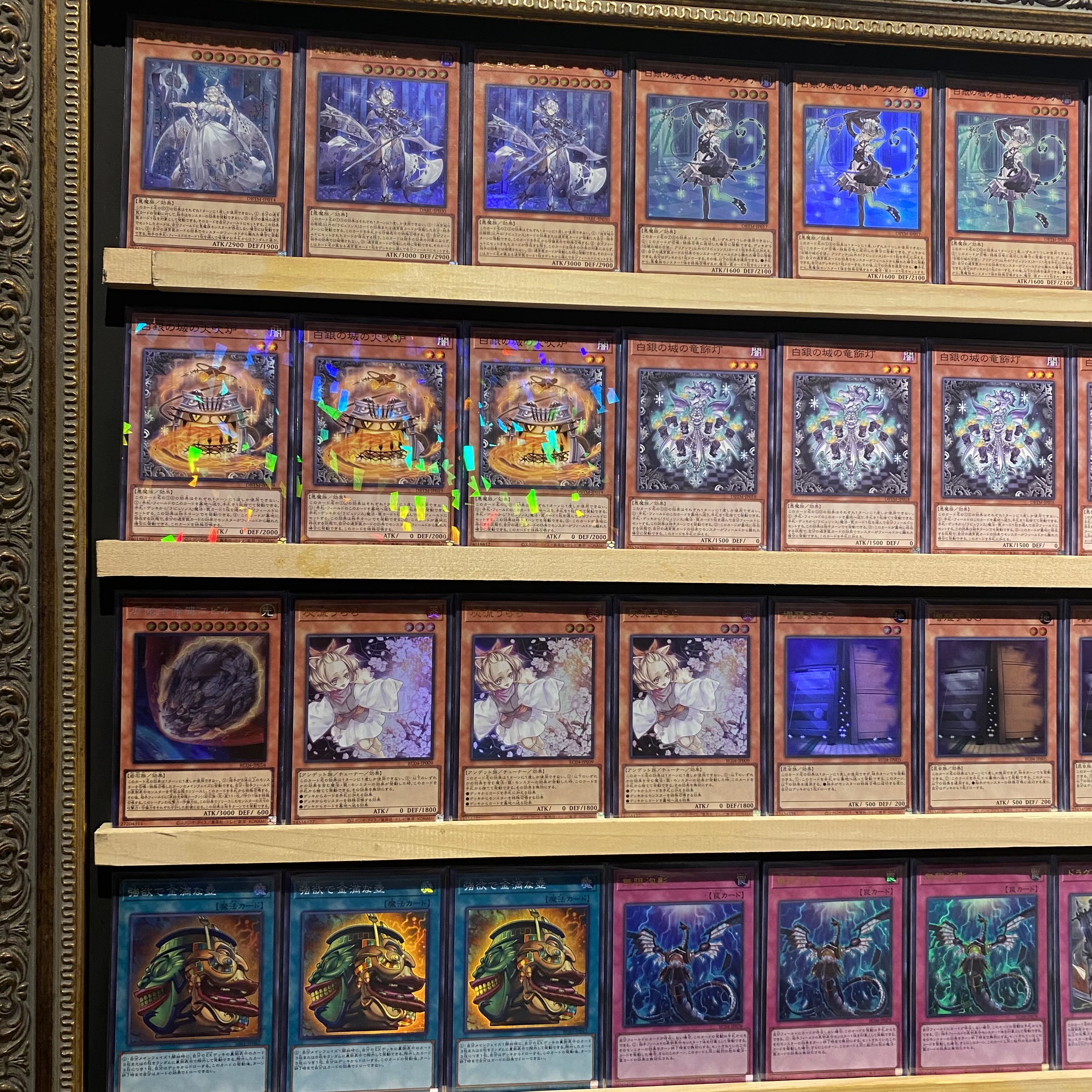 即日発送！大会用 家具型 ラビュリンス デッキ 遊戯王 迷宮城の白銀姫