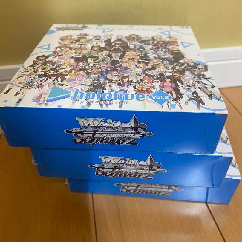 ヴァイスシュヴァルツ ホロライブ Vol.2 3BOX 未開封 1枚の通販 すかい