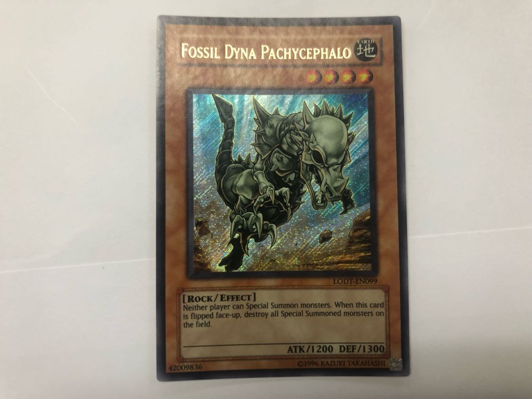 遊戯王 フォッシル・ダイナ パキケファロ 英語 シク 1枚の通販 やまだ