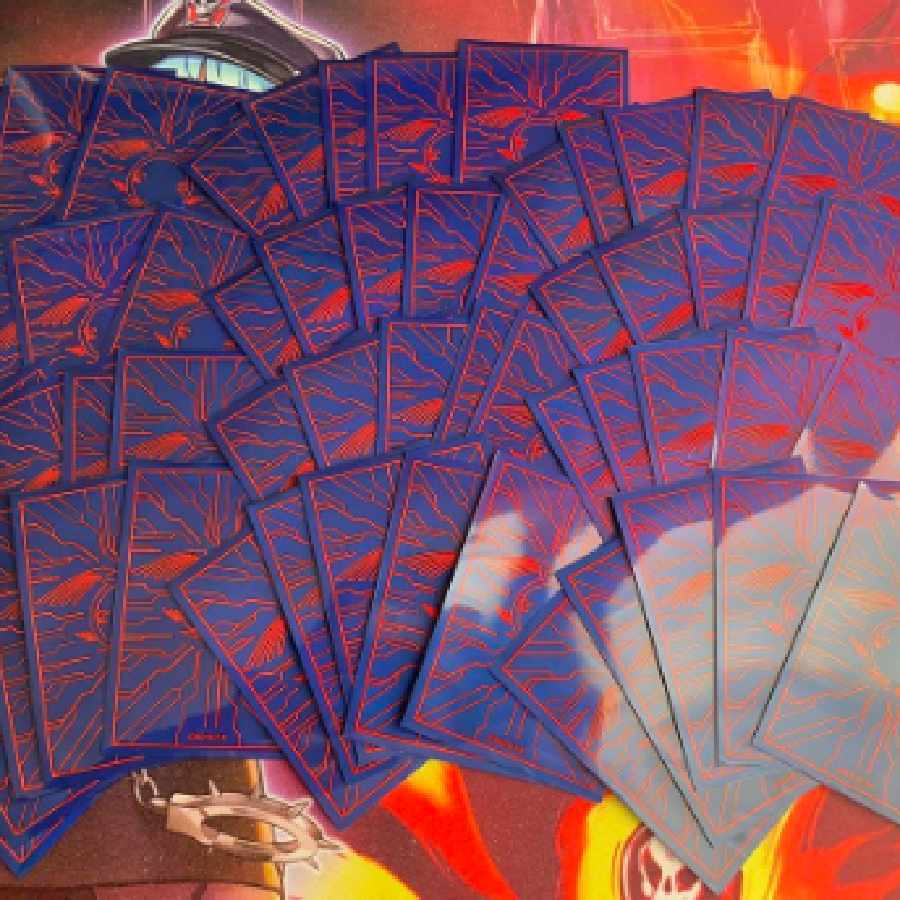 遊戯王 竜の紋章 スリーブ 青 60枚 30枚の通販 山崎タス（659011296