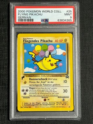そらをとぶピカチュウ ドイツ語 シドニー五輪プロモ PSA9 1枚の通販