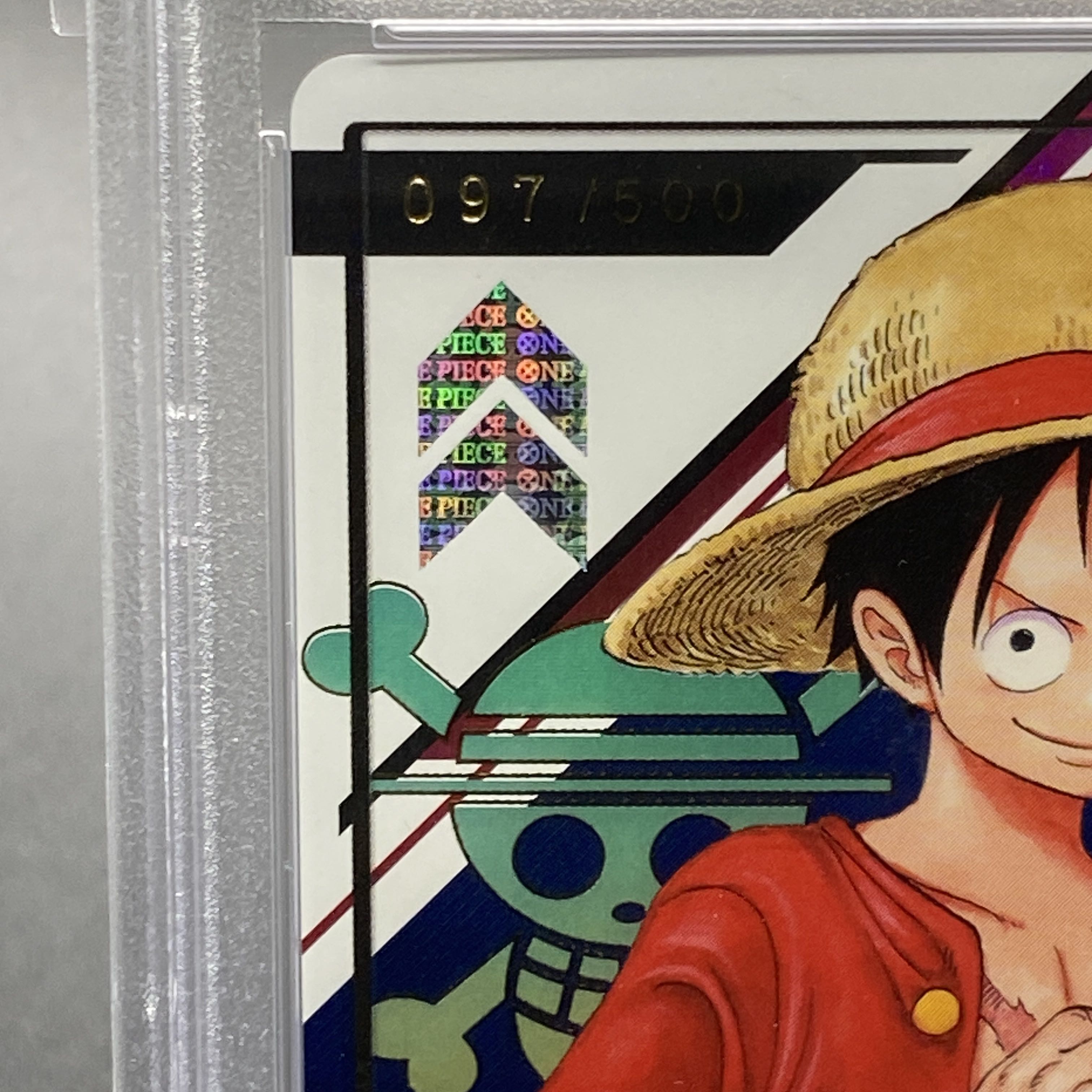 PSA10】モンキー・D・ルフィ フラッグシッププロモ 開封済み シリアル