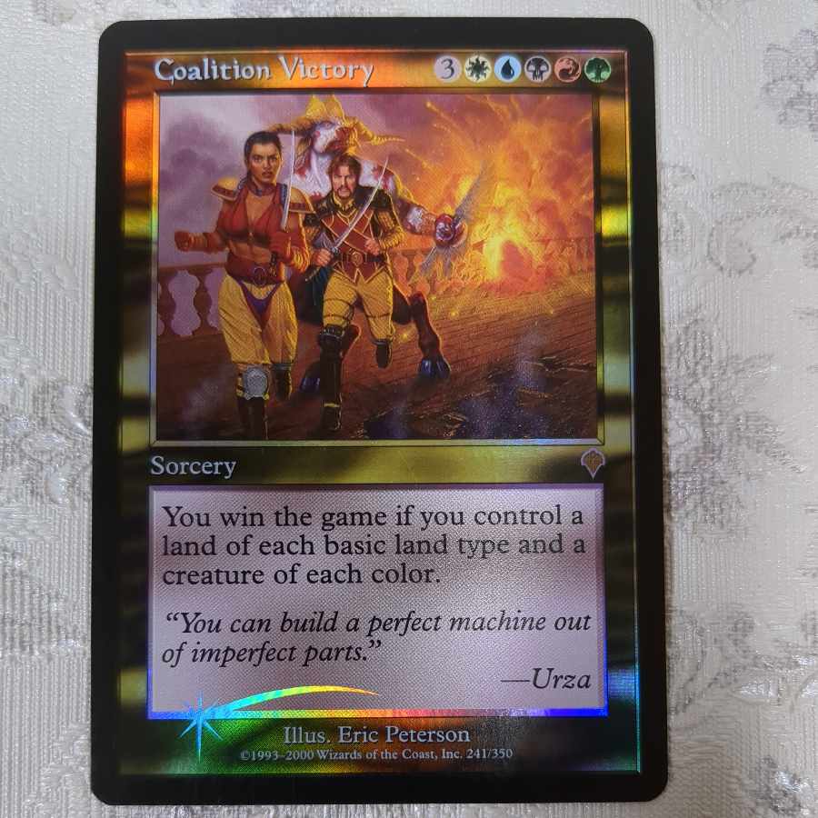 INV] foil Coalition Victory [English 1枚 (Used) （1873586640