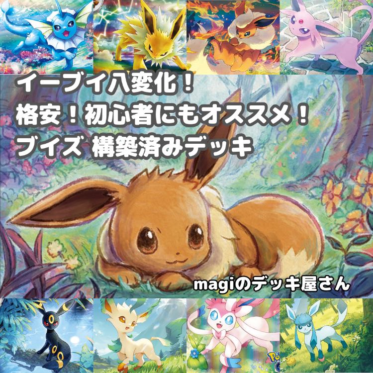 ポケカ】 No.476 ブイズ No.494 カイリュー 構築済みデッキ セット