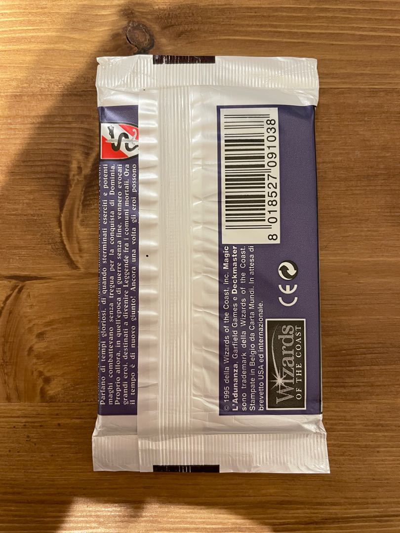 Legends レジェンド 未開封 ブースターパック イタリア語 MTG 1枚の