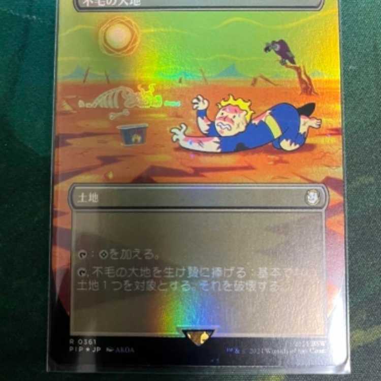 MTG Fallout 不毛の大地 等 特殊イラスト 日本語 4枚セット 4枚の通販